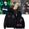Siyah Stray Kids - Maniac Tour (Unisex) Kapüşonlu Sweatshirt