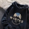 Siyah Wild Life WKSCSS Kalın Kumaş (Unisex) Kapüşonlu Sweatshirt