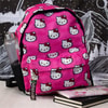 Suluklu Pembe Hello Kitty Basic Kolaj Okul Sırt Çantası