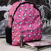 Suluklu Pembe Hello Kitty Peace Kolaj Okul Sırt Çantası