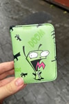 Yeşil Invader Zim GIR Wood Unisex Cüzdan