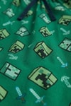 Yeşil Minecraft Creeper Beli Lastikli Y2K Eşofman