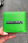 Yeşil Minecreaft Creeper Erkek Cüzdan