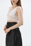 Dantel Bralet Büstiyer Beyaz