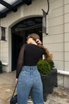 Daisy Tül Bluz Siyah