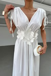 Flora Elbise Beyaz