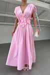 Flora Elbise Pembe