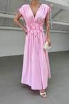 Flora Elbise Pembe