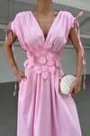 Flora Elbise Pembe
