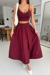 Maxi Street Etek Bordo