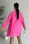 Oversized Trend Gömlek Pembe