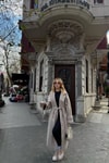 Kuşaklı Oversize Kaşe Kaban Krem