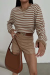 Basic Line Triko Kazak Camel