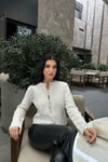 Damla Dekolteli Düğmeli Kazak Krem
