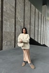 Puffer Oversize Kazak Bej