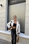Süet Puffer Detay Yaka Tokalı Mont Kahve
