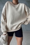Balon Kol Oversize Sweat Bej