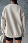 Balon Kol Oversize Sweat Bej