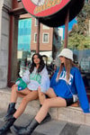 Kapüşonlu Balance Sweatshirt Saks Mavisi