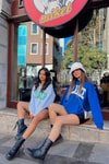 Kapüşonlu Balance Sweatshirt Saks Mavisi
