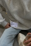 Sırt Fermuarlı Sweatshirt GRİ