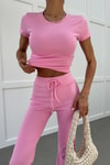 Bağcıklı Model Takım Pembe