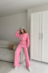 Baggy Eşofman Takımı Pembe