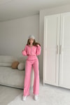 Baggy Eşofman Takımı Pembe