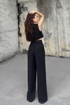 Yelekli Swanky Takım Siyah