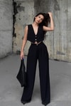 Yelekli Swanky Takım Siyah