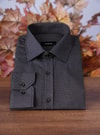TodthKolay Ütülenebilen Dört Mevsim Modern Fit Yumuşak Dokulu Siyah Mini Kareli Erkek Gömlek3 Gömlek 899 TL