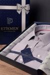 EtikmenAçık Vişne Slimfit Hediye Kutulu Erkek GömlekGÖMLEK MODELLERİ