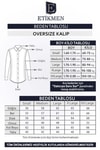 EtikmenKiraz Beyaz Geçişli Oversize Oduncu Hediye Kutulu Erkek GömlekGÖMLEK MODELLERİ