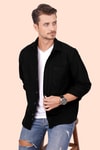 EtikmenSiyah Düz Oversize Oduncu Hediye Kutulu Erkek GömlekGÖMLEK MODELLERİ