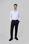 EtikmenAçık Mavi Saten Slimfit Erkek GömlekKlasik Gömlek Modelleri