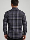 EtikmenMavi Turuncu Çizgili Slimfit Oduncu Erkek GömlekSlimfit Oduncu Modeller