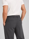 EtikmenErkek Füme Relax Fit Bağcıklı Baggy PantolonSpor Gömlek Modelleri