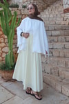 Beyaz Lamis Kimono