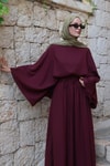 Bordo Samha Keten Bluz 
