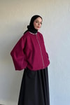Bordo Siena Balon Ceket