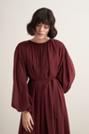 Cleo Elbise Bordo