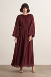 Cleo Elbise Bordo