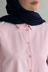 Hola Poplin Gömlek Pembe