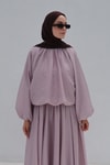 Lila Fleur Bluz 