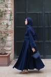 Nancy Denim Takım Lacivert
