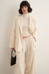 Samra Blazer Ceket Ekru