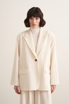 Samra Blazer Ceket Ekru