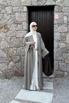 Soft Yeşil Carmen Kimono