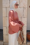 Terracotta Lamis Kimono