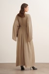 Yasira Saten Elbise Latte